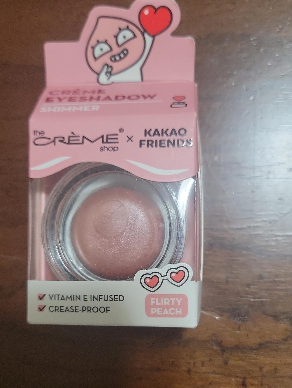Creme shop creme eyeshadow Shimmer flirty Peach
